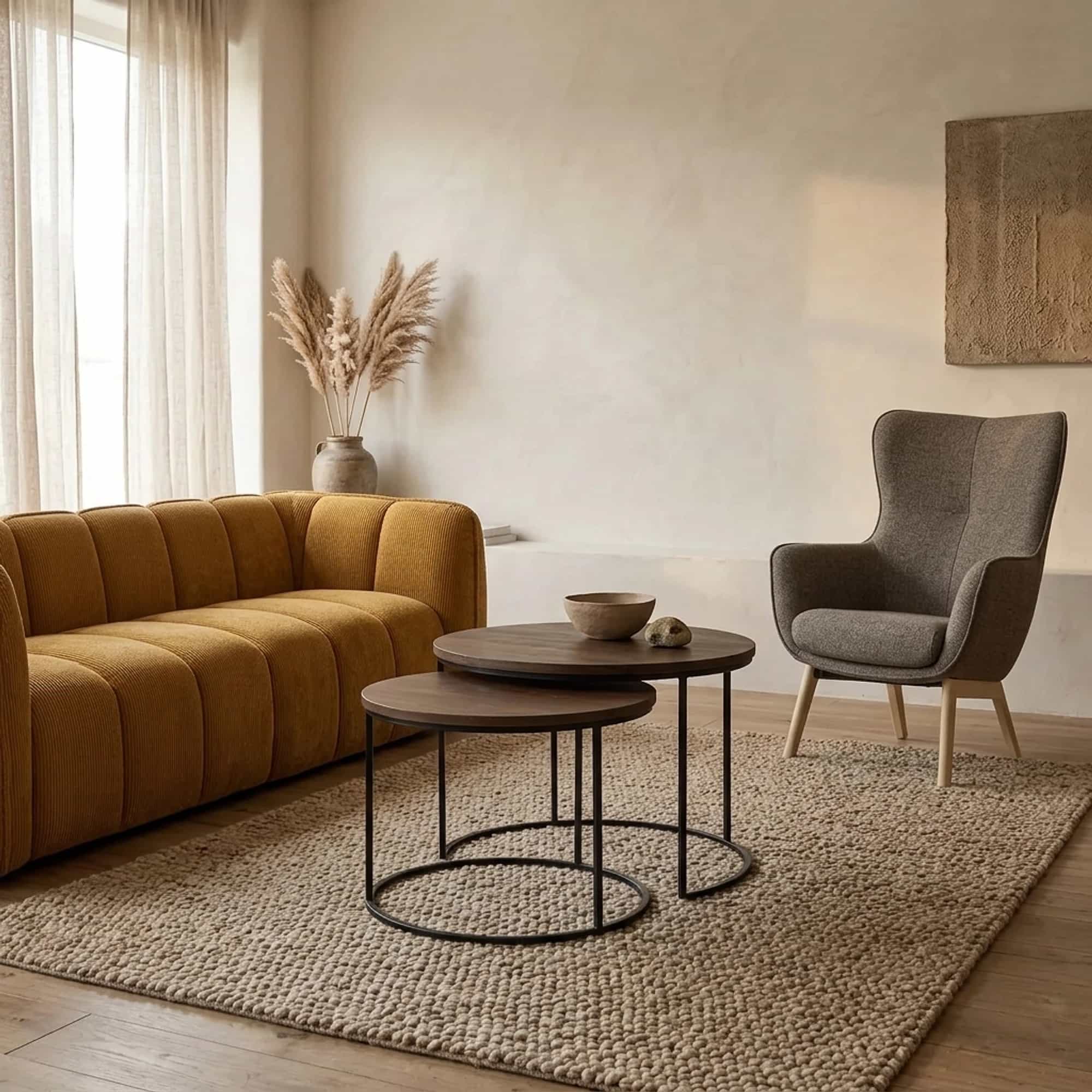 Salontafel Madison Brown | 70 cm | set van 2