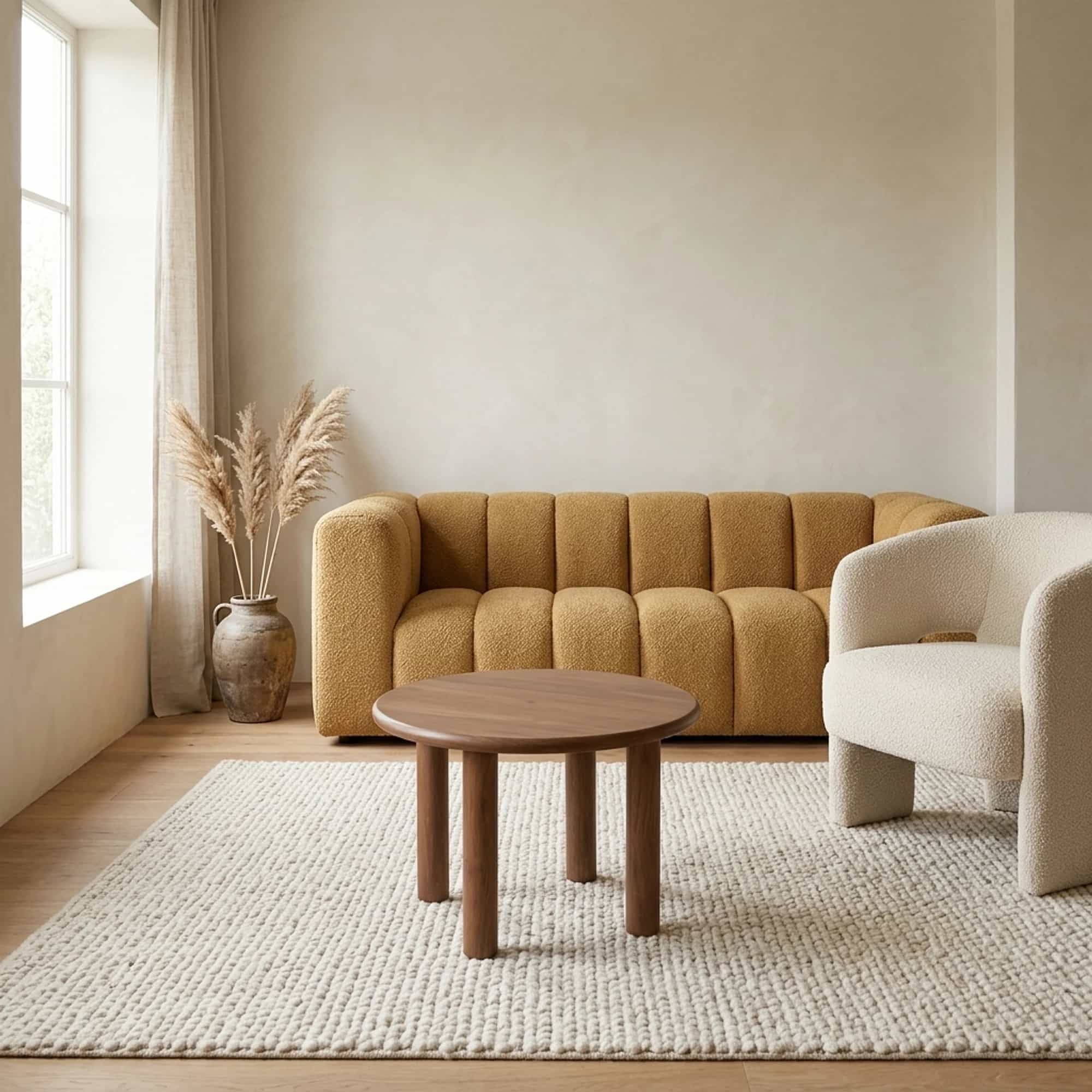 Salontafel Noah Walnoot Mangohout 50 cm