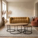 Salontafel Rond en Ovaal Set van 3 - Benoa