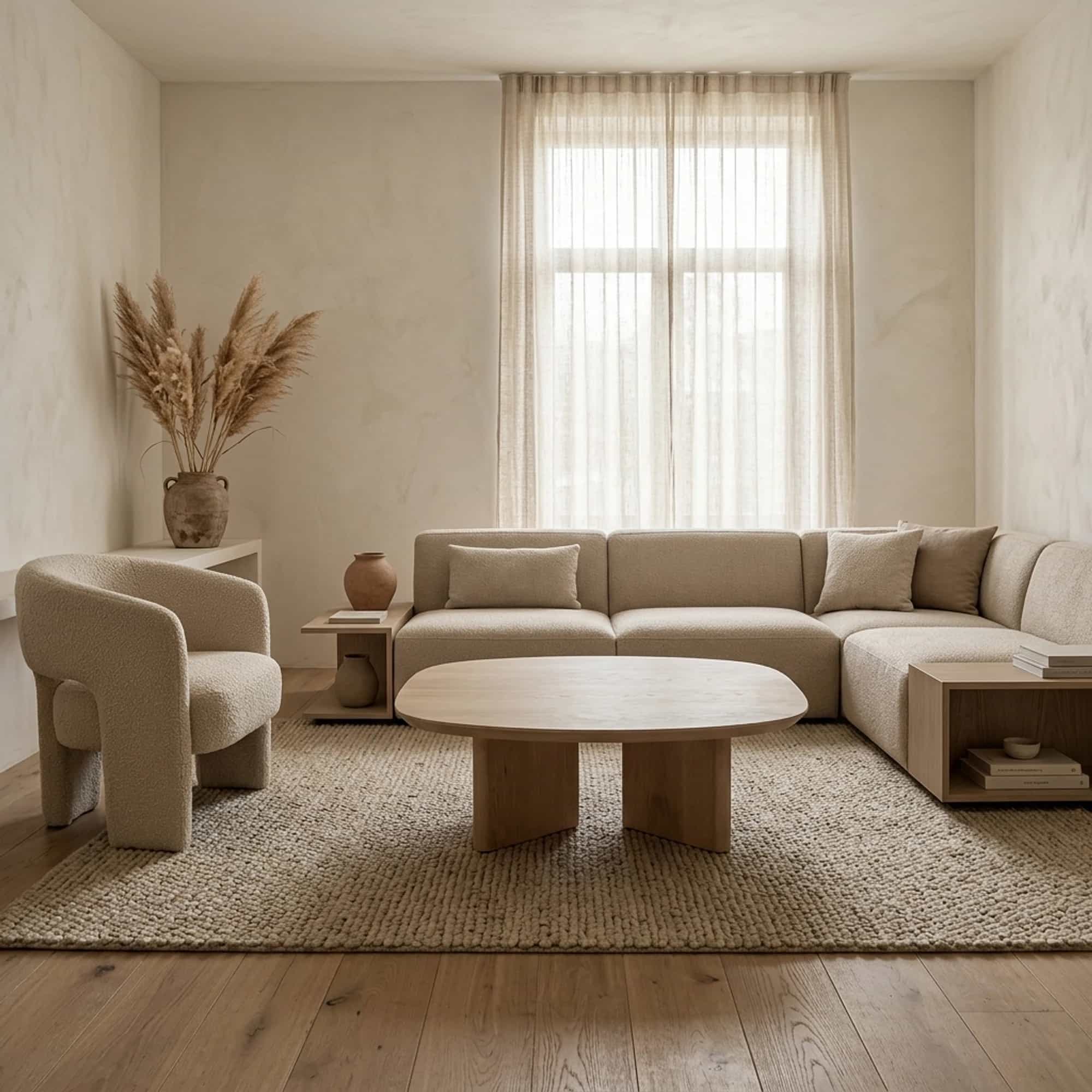 Salontafel Stef small naturel Eikenhout - Eleonora