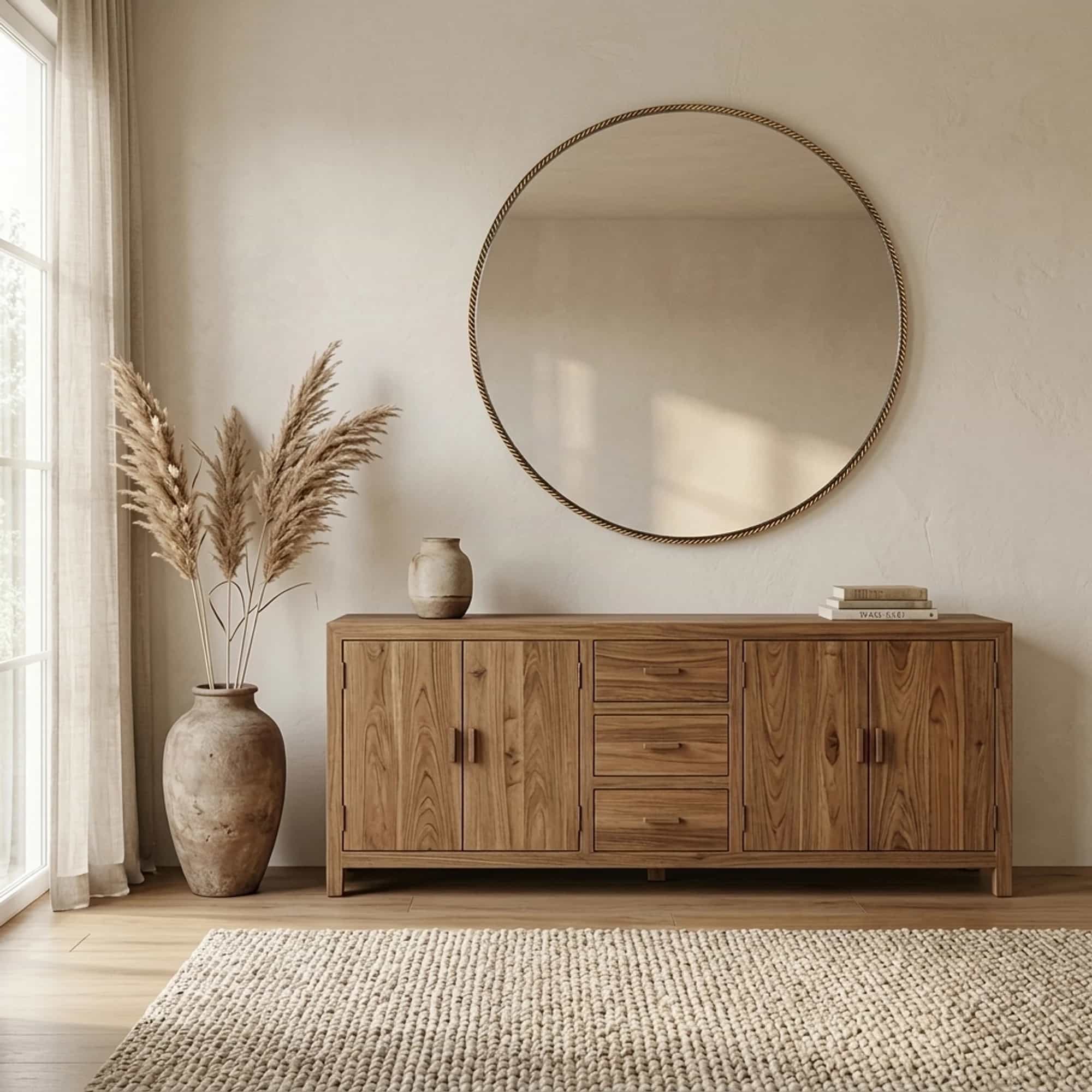 Spiegel Lavinia gold 70Ø
