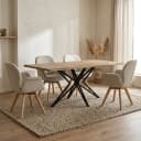 Spinpoot Eettafel Chaos 160 (met modelrecht) - Benoa