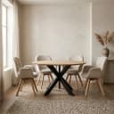 Spinpoot Eettafel Rond Knock Down - Benoa