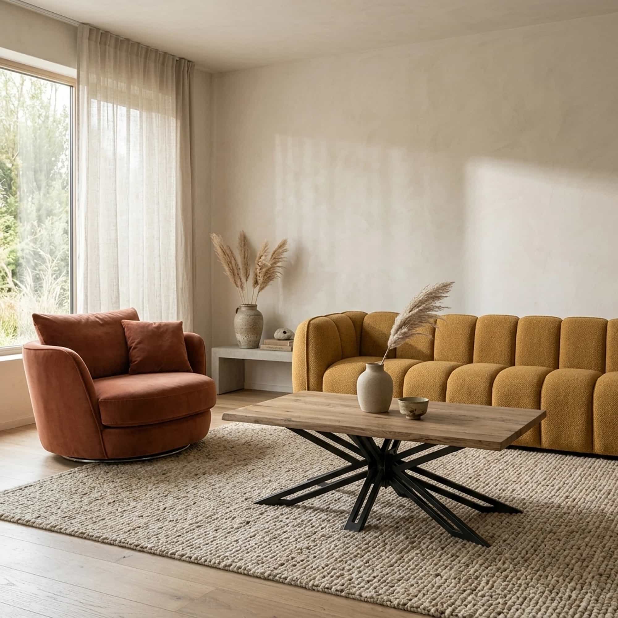 Spinpoot Salontafel Yana 120-130 - Benoa
