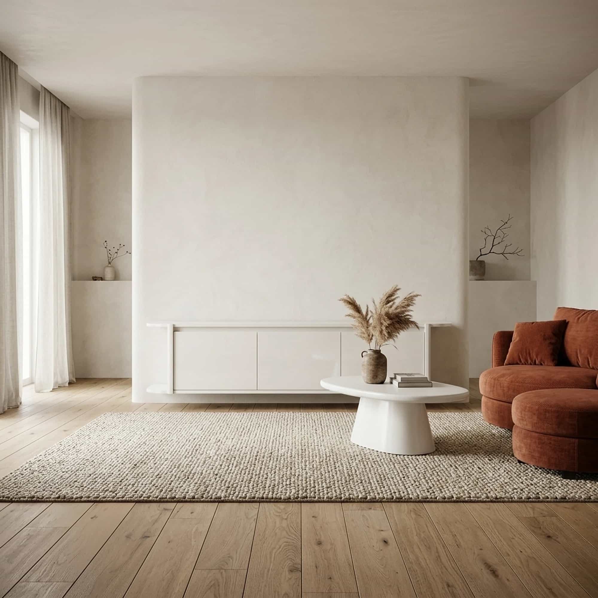 TV kast Jade zwevend Off White - Benoa