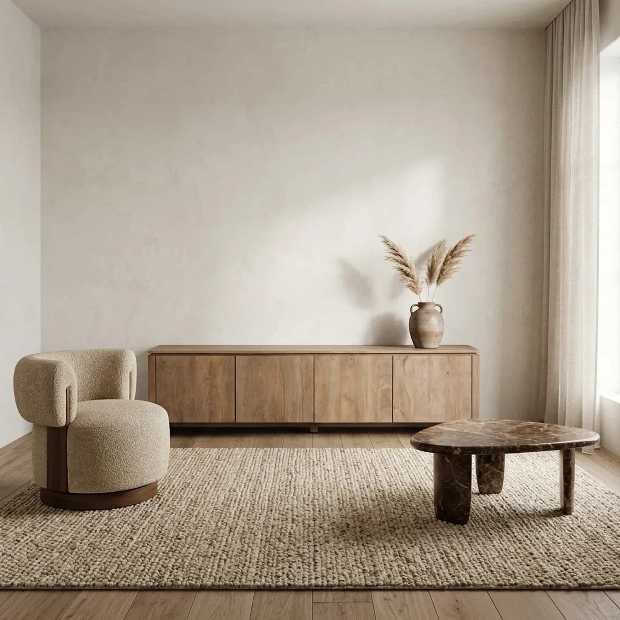 Tv meubel Dallas Naturel Mangohout 210 cm