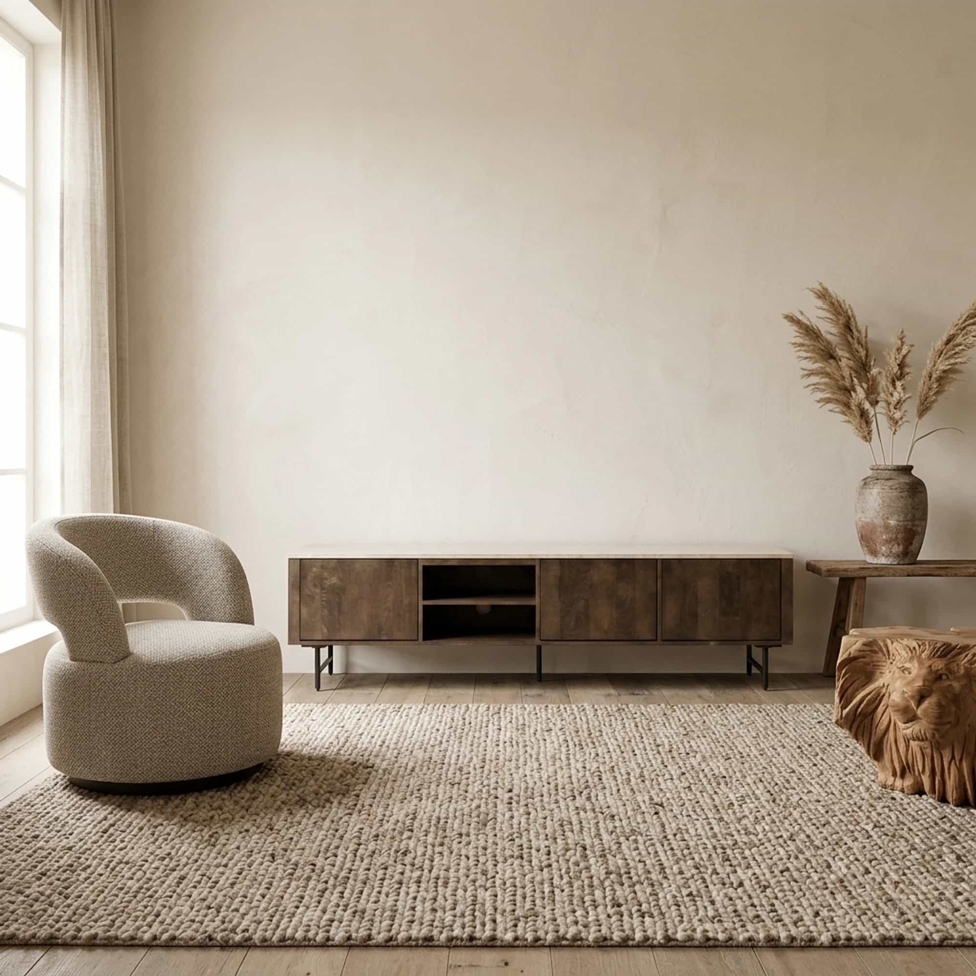TV meubel Lio 200 cm 3drs. Mangohout - Eleonora