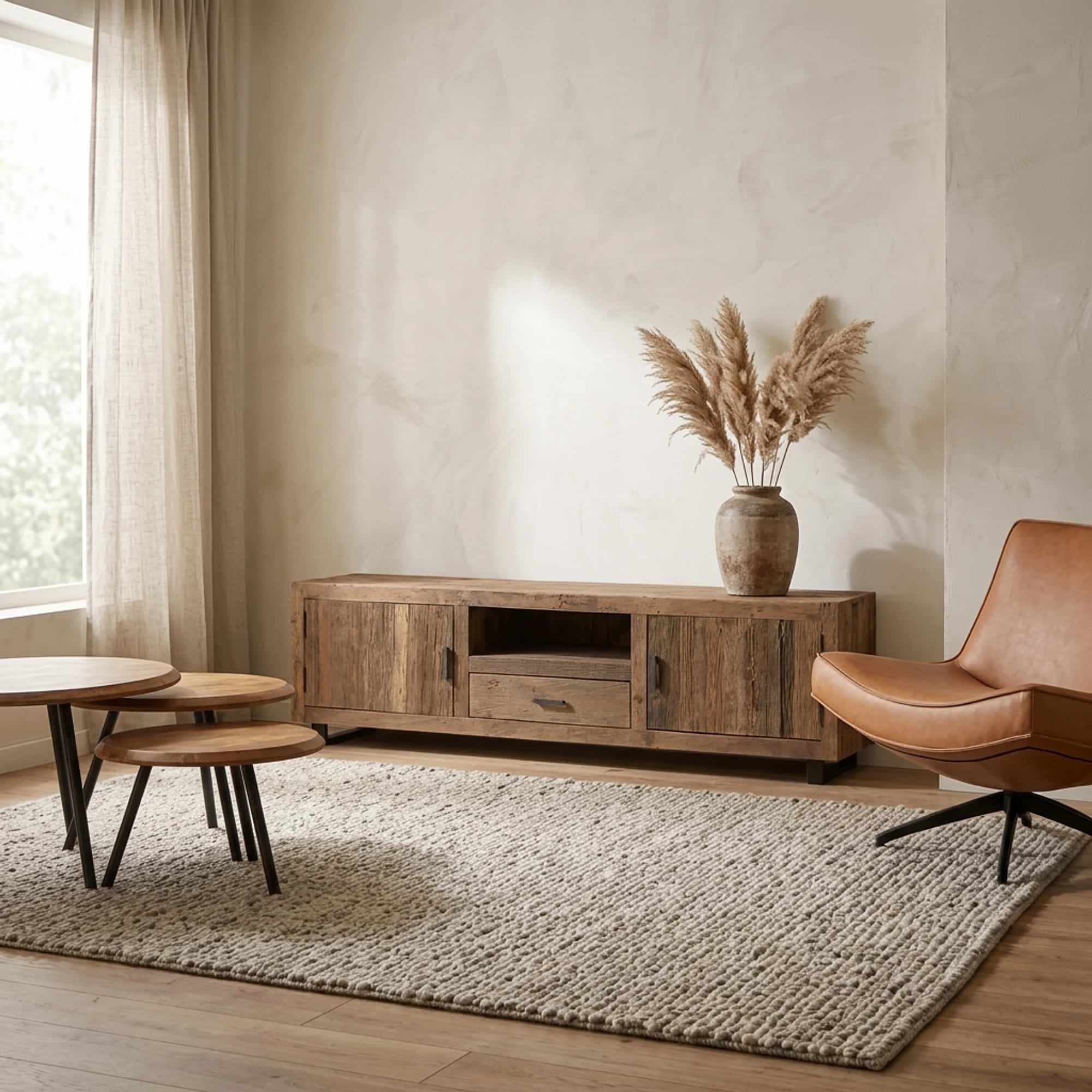 Tv-Meubel Roots 2 deuren 1 lade 180 - Benoa