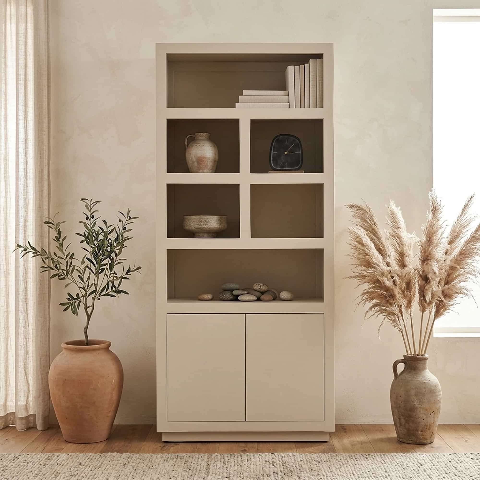Vakkenkast Brussel Sand | 90 cm