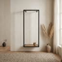 Wandrek Metaal met Mango Houten Plank - Benoa