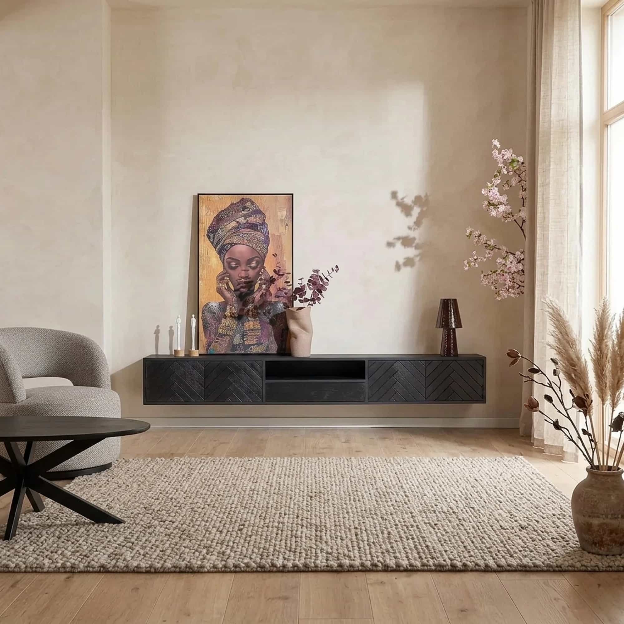Zwevend tv meubel New York | 240 cm