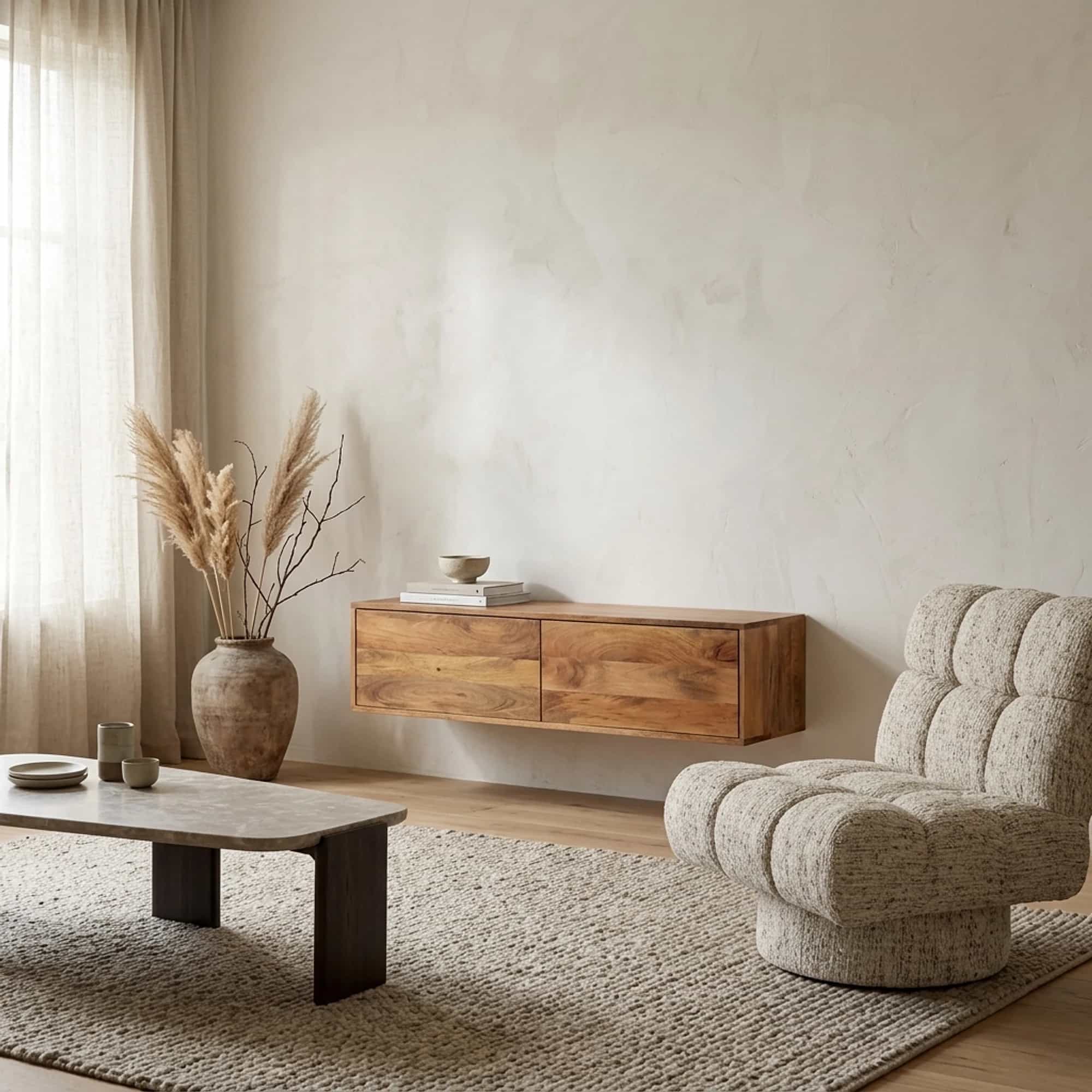 Zwevend tv meubel Vision Natural | 120 cm