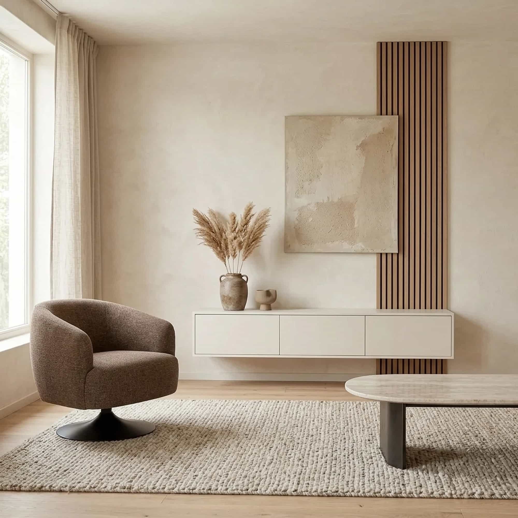 Zwevend tv meubel Vision Sand | 200 cm