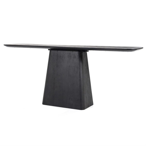 Eleonora Sidetable Aron 180x40 - zwart 