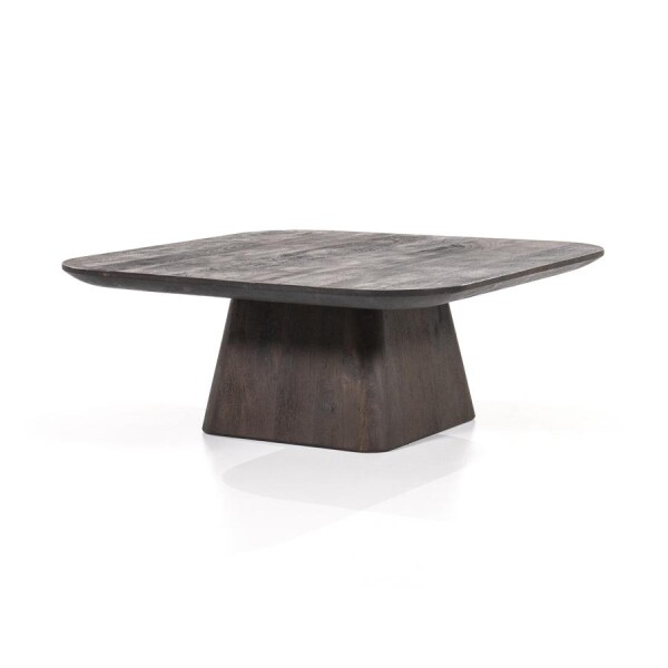 Eleonora Salontafel Aron vierkant 80x80 - bruin 