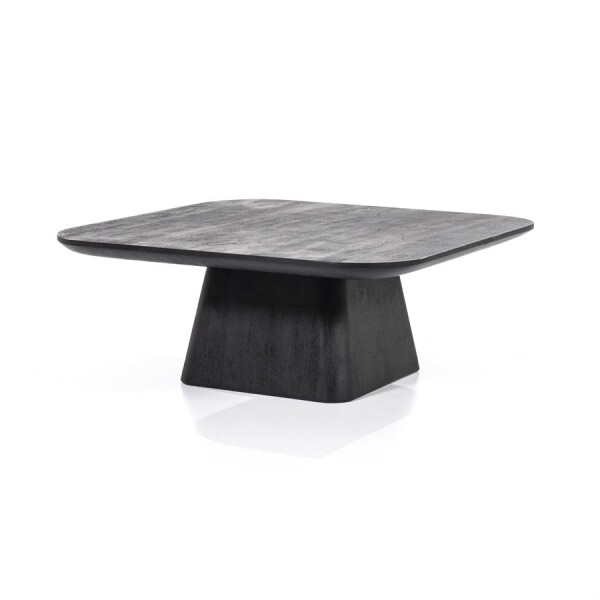 Eleonora Salontafel Aron vierkant 80x80 - zwart 