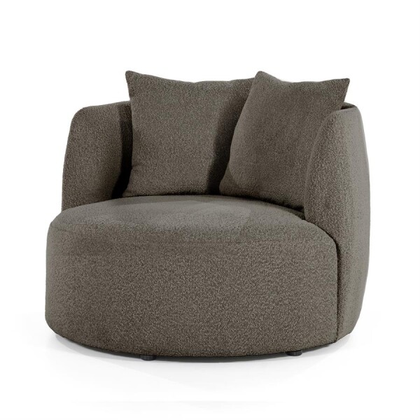 Eleonora Fauteuil Louis met kussen - bruin Spark 