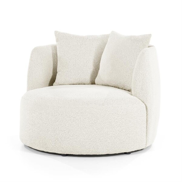 Eleonora Fauteuil Louis met kussen - beige Spark 