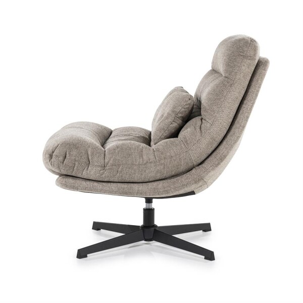 Eleonora Fauteuil Cooper met kussen - bruin Houston 