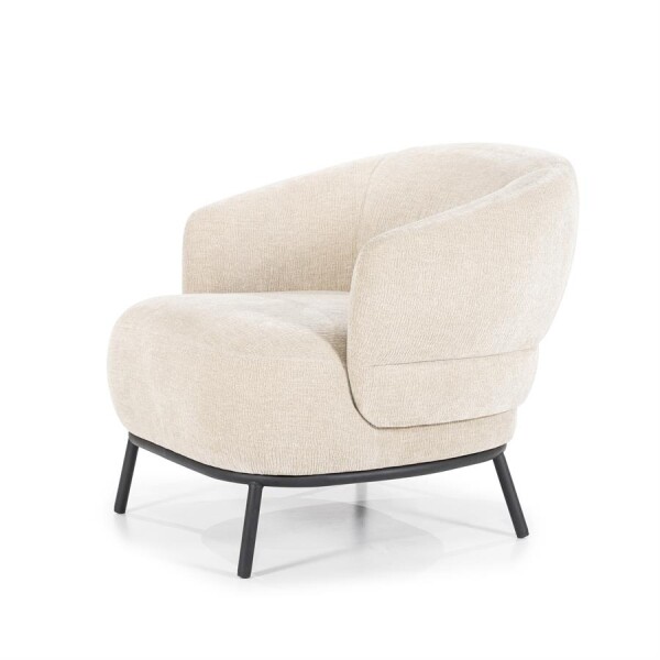 Fauteuil David Safari Taupe Eleonora