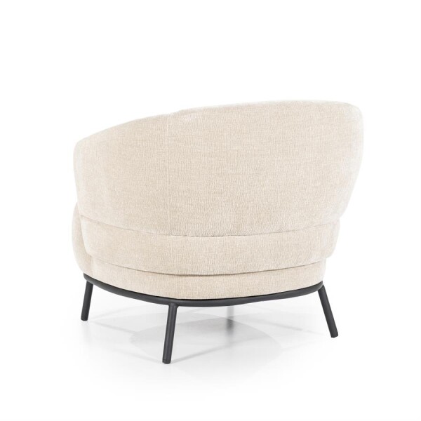 Fauteuil David Safari Taupe Eleonora