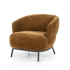 Fauteuil David Safari Mosterd Eleonora