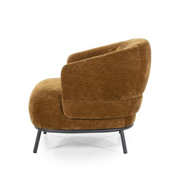 Fauteuil David Safari Mosterd Eleonora