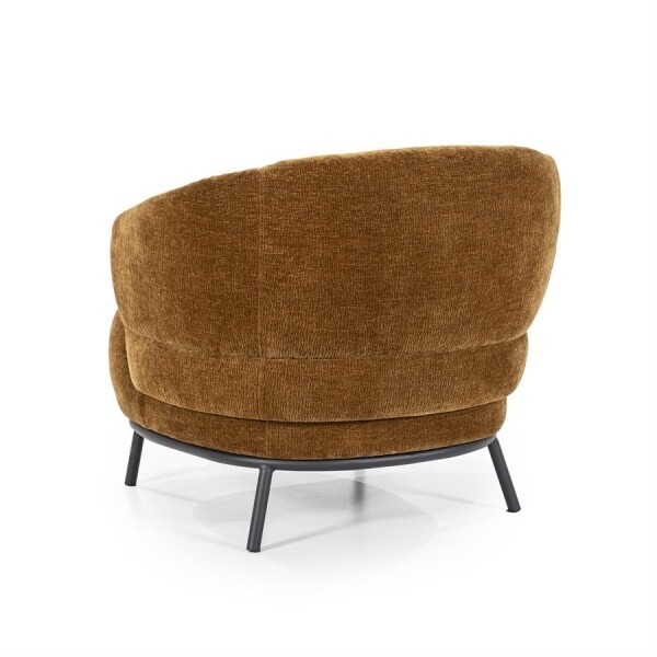 Fauteuil David Safari Mosterd Eleonora