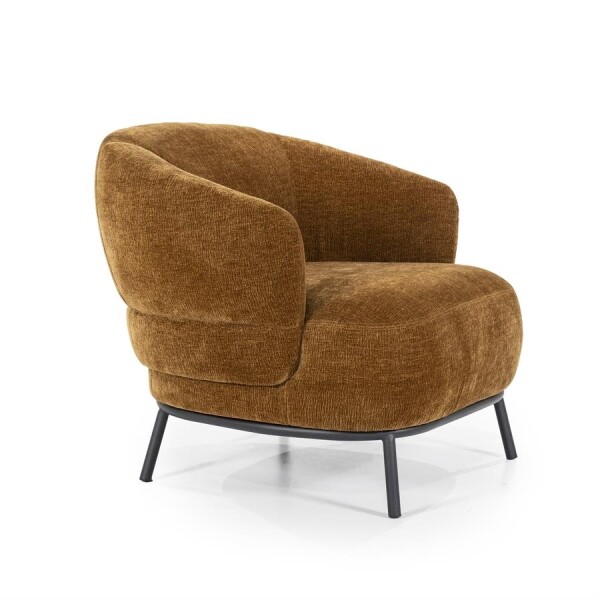 Fauteuil David Safari Mosterd Eleonora