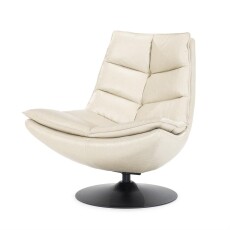 Fauteuil Sven Boho leder Beige