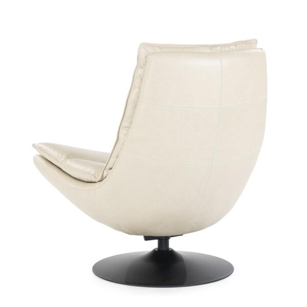 Fauteuil Sven Boho leder Beige