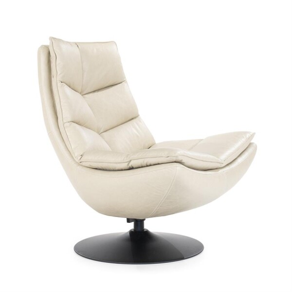 Eleonora Fauteuil Sven - beige boho leder 