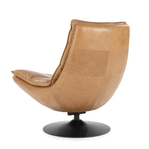 Fauteuil Sven Boho leder Cognac