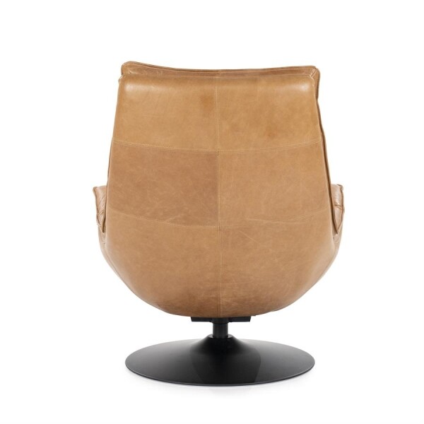 Fauteuil Sven Boho leder Cognac