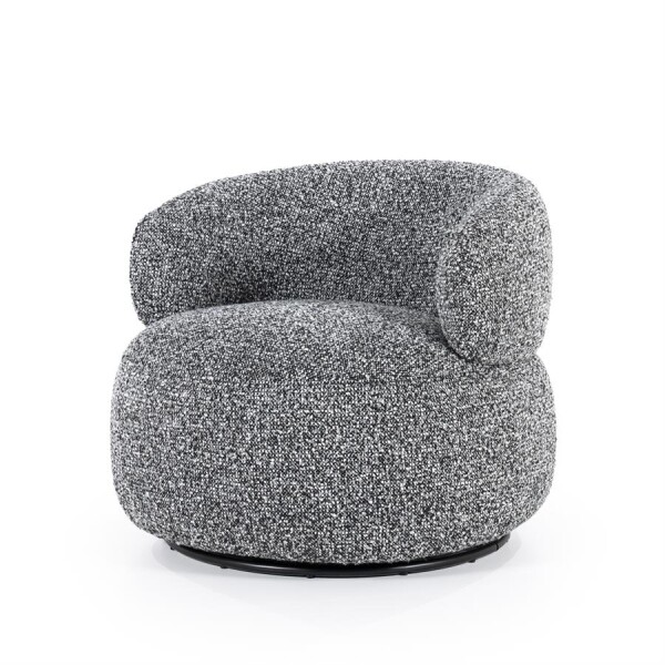 Moderne fauteuil Maeve grijs stof