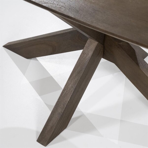 Eleonora Eettafel Nikki 200x100 - bruin 