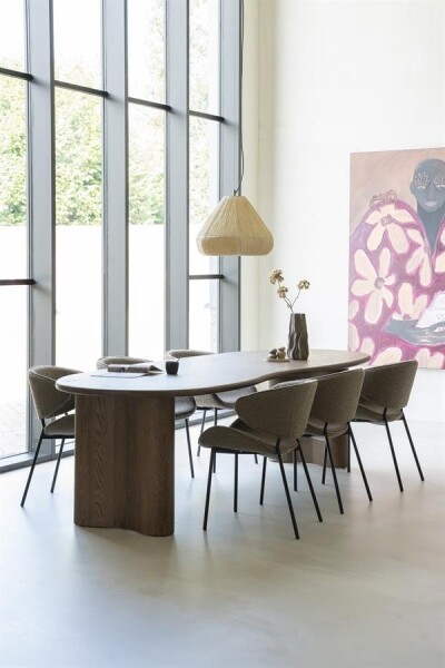 Eleonora Eettafel Josh 300x110 cm - bruin 