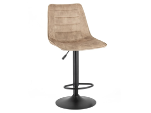 Mokana Furniture Barstoelen Barstoel Nikos Velvet Beige 