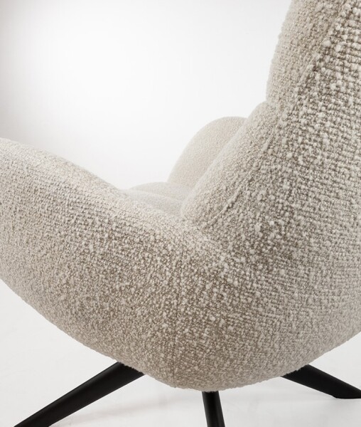 Moderne draaifauteuil Elvis Pearl