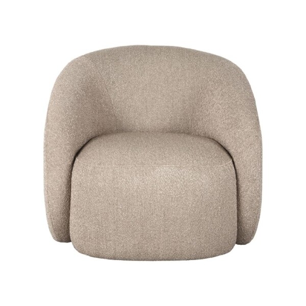 Moderne fauteuil Alby boucle stof zand