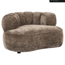 moderne fauteuil Penelope stone chenille stof