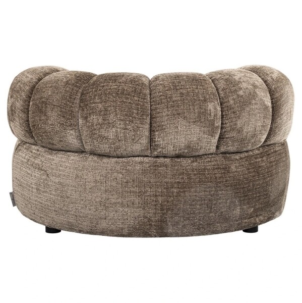 moderne fauteuil Penelope stone chenille stof