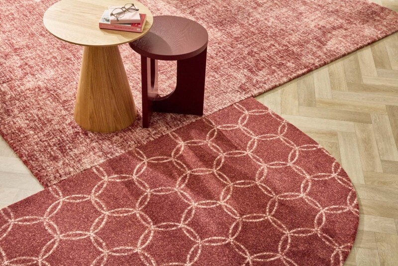 Karpet Tweed Warm Red