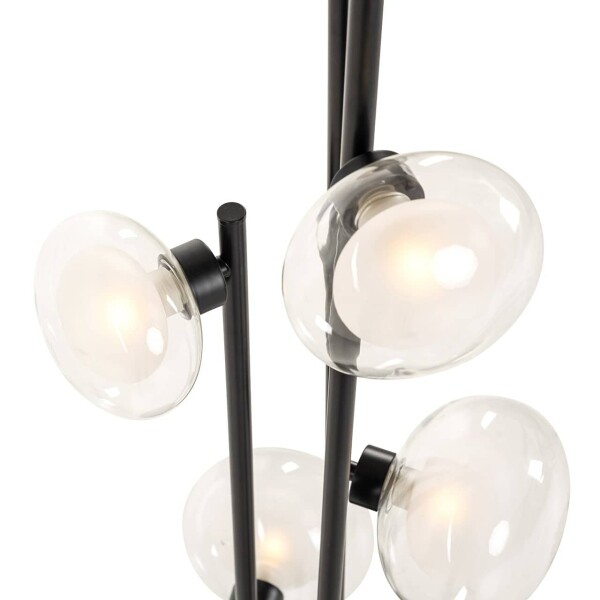 Richmond Interiors Vloerlamp Luva zwart (Black) 