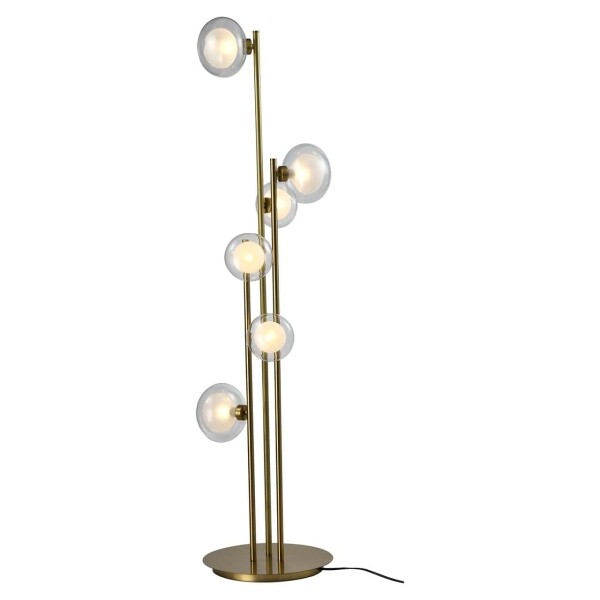 Richmond Interiors Vloerlamp Luva brass (Brushed Gold) 