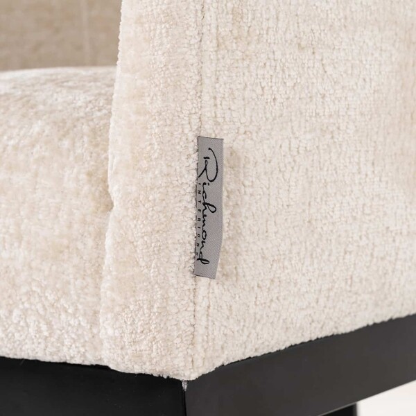 Richmond Interiors Stoel Emerson white chenille (Bergen 900 white chenille) 