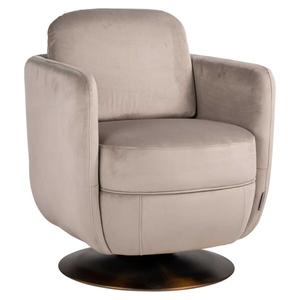 Draaifauteuil Turner khaki velvet