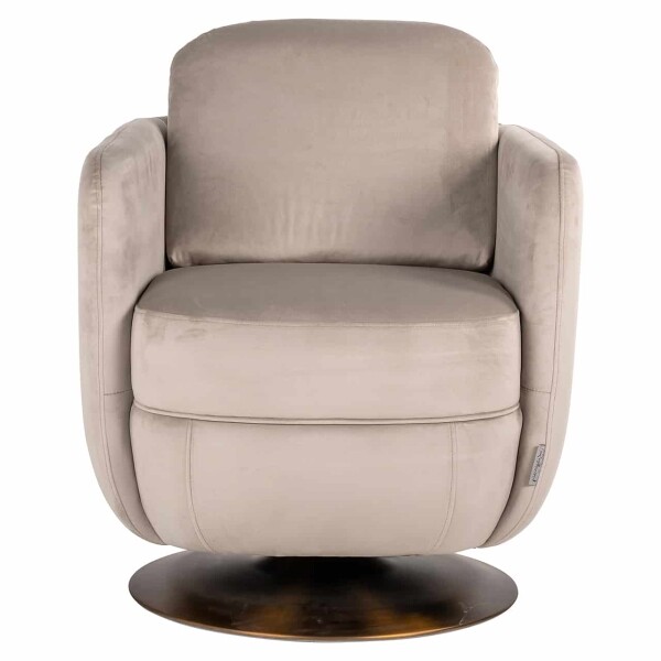 Draaifauteuil Turner khaki velvet