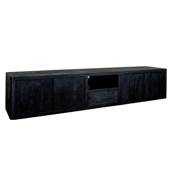 Tv-meubel Tenna 200 uit zwart mangohout