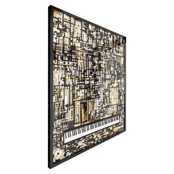 Wall Art Wibi zwart en goud